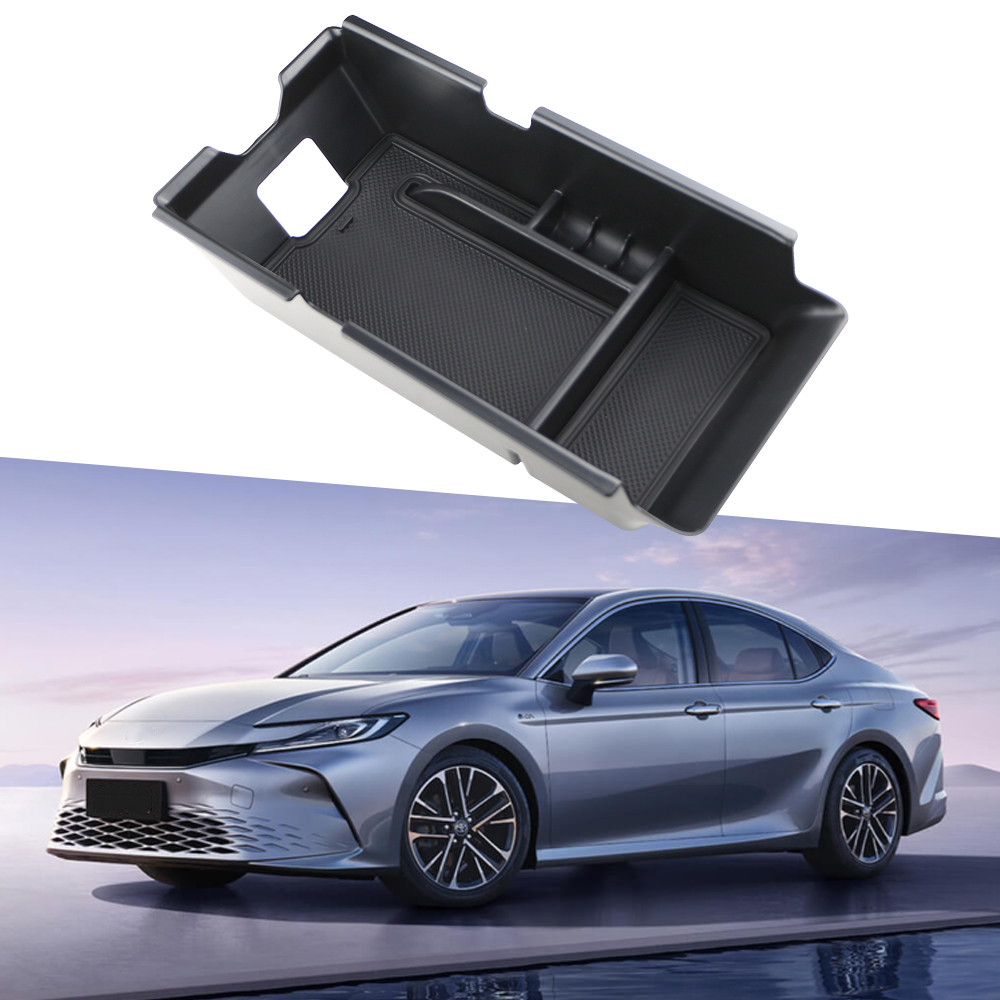 Car Accessories Essentials - กล่องเก็บของที่วางแขนในรถยนต์สำหรับ Toyota Camry 2024 2025 LE