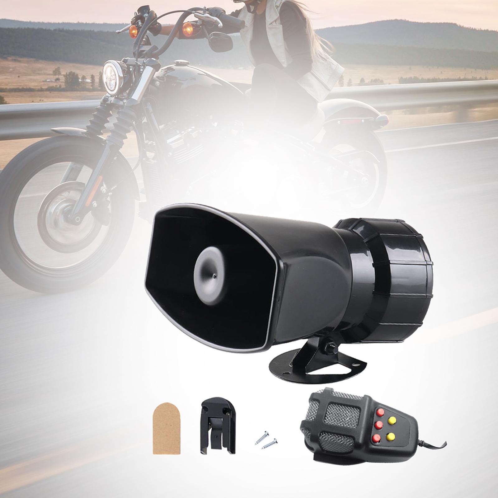 Car Accessories Sound System - ระบบลำโพงสัญญาณกันขโมยรถยนต์ เพิ่มความปลอดภัย พร้อมเสียงแตร 5 โทน เสียงขยายสำหรับอุปกรณ์ตกแต่งรถยนต์