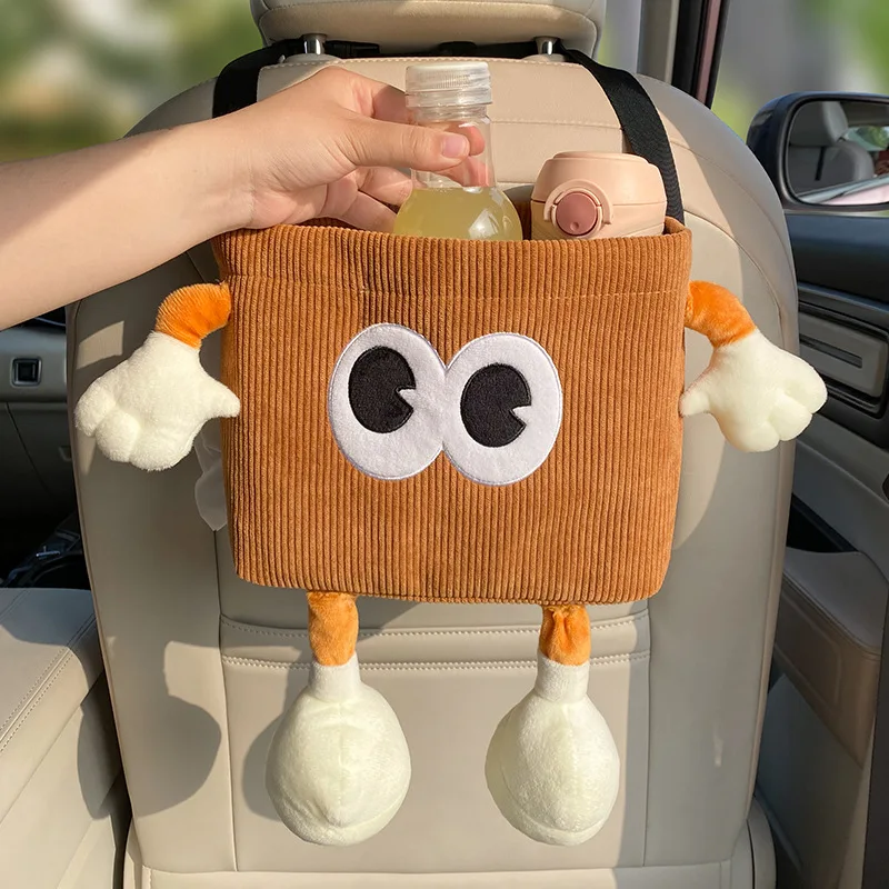 Car Accessories Hanging - ถังขยะรถยนต์ Bin การ์ตูนร่มขวดน้ํากระเป๋าที่นั่งอัตโนมัติแขวน Organzier Backseat ถ้วยผู้ถืออุปกรณ์เสริม