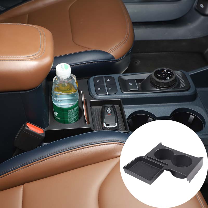 Car Accessories Essentials - กล่องเก็บของคอนโซลกลางรถยนต์ ที่วางแก้ว ถาดจัดระเบียบ สำหรับฟอร์ด มาเวอริค ปี