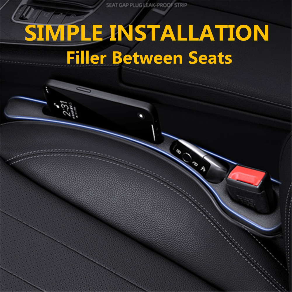 Car Accessories Essentials - 2X ที่อุดช่องว่างเบาะรถยนต์ระหว่างที่นั่ง อุปกรณ์ตกแต่งภายในสำหรับ BMW E46 E90