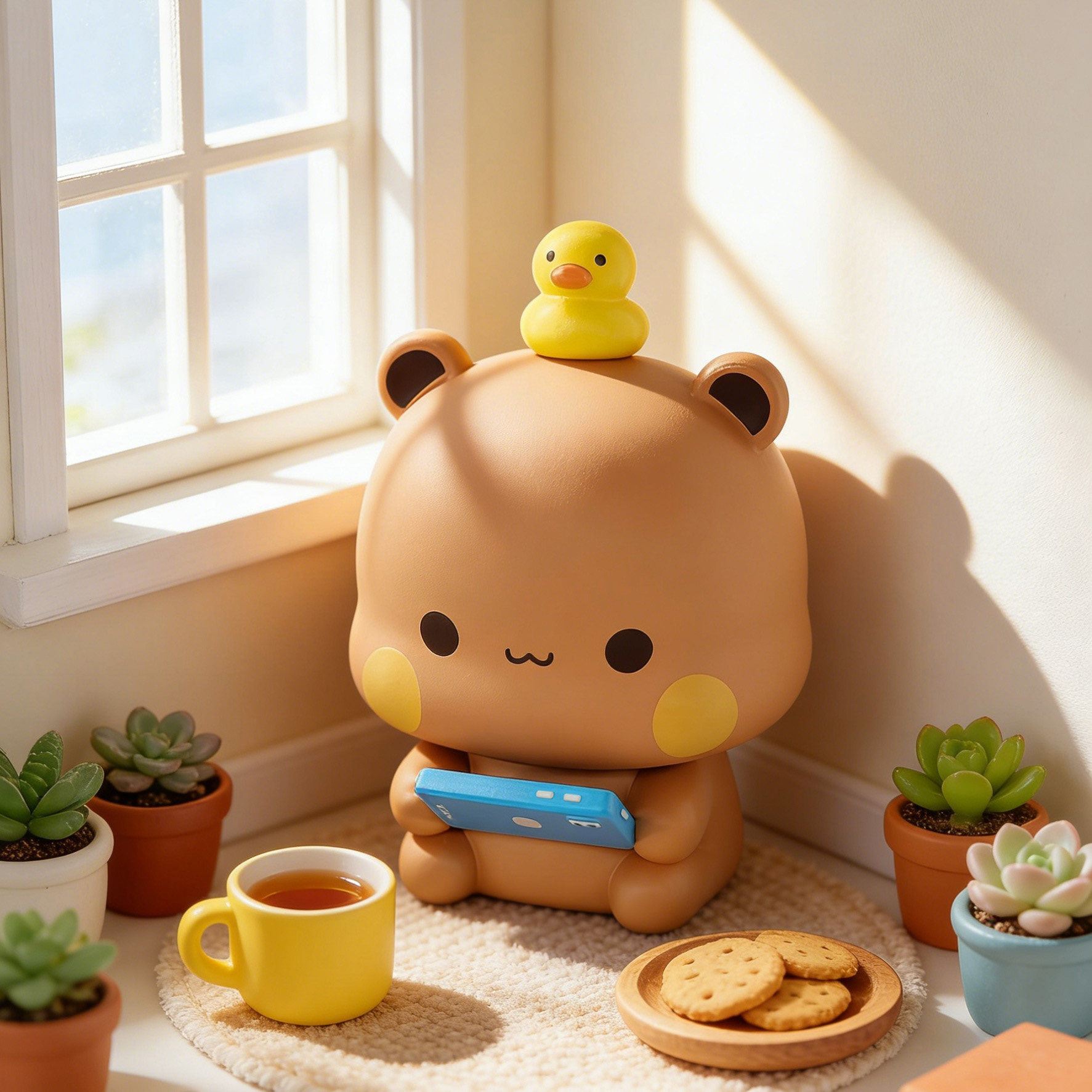 Car Accessories Oman - กล่องสุ่มของสะสมดูดูและบูบู ของแท้ ซีรีส์ Busy Being Cute
