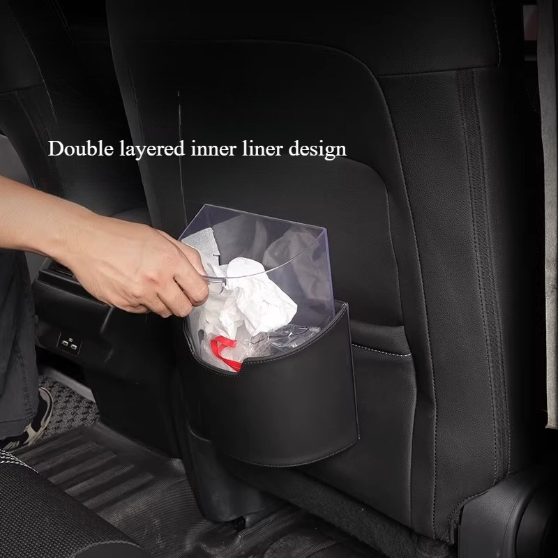 Car Accessories Hanging - ถังขยะในรถยนต์ออกแบบมาสำหรับมาสด้า CX-5 ปี 2017-2025 - อุปกรณ์เสริมถังเก็บของแบบแขวนอเนกประสงค์
