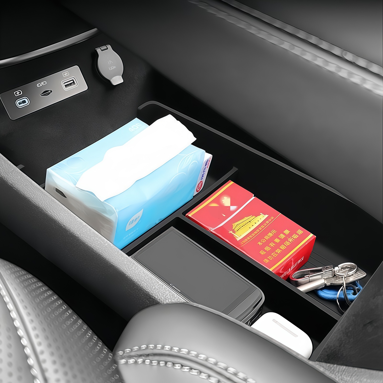 ถาดจัดเก็บของใต้คอนโซลกลางสำหร - Car Accessories Essentials บทวิจารณ์และราคา