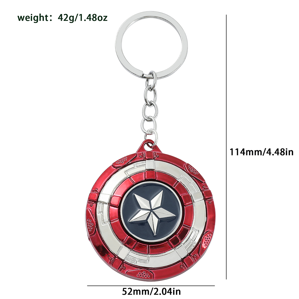 พวงกุญแจโล่ฮีโร่กัปตันอเมริกา  - Car Accessories Hanging บทวิจารณ์และราคา