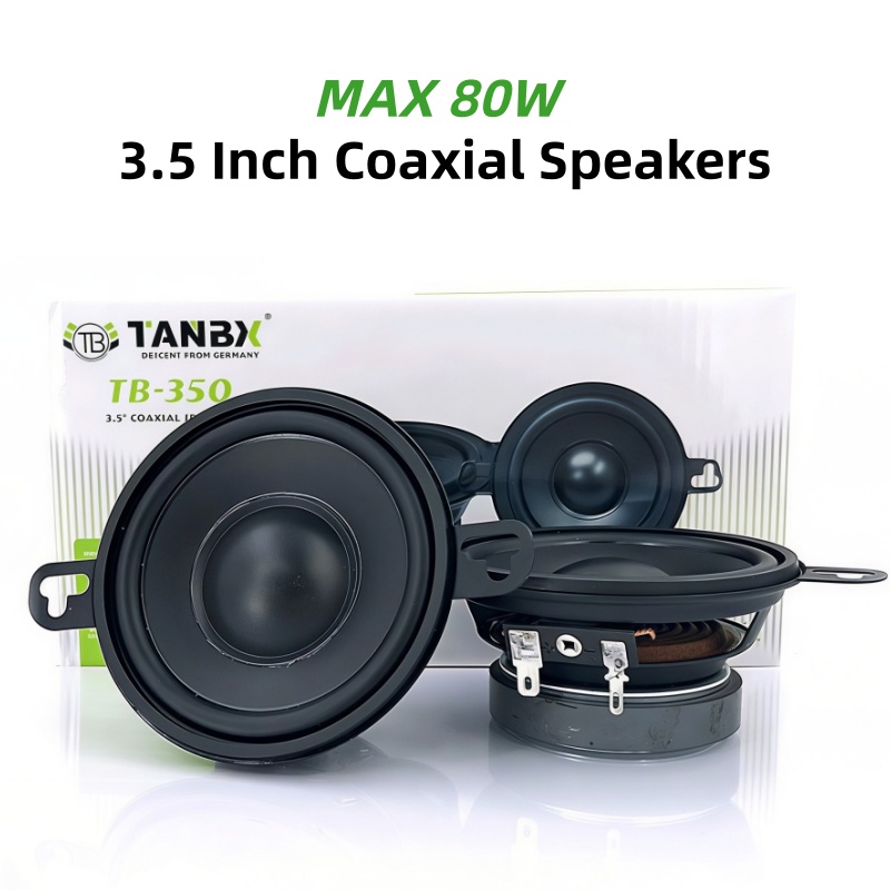 ลำโพงรถยนต์ 1 คู่ 3.5 นิ้ว ลำโ - Car Accessories Sound System บทวิจารณ์และราคา