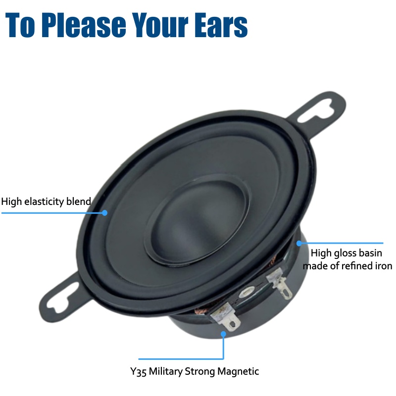 ลำโพงรถยนต์ 1 คู่ 3.5 นิ้ว ลำโ - Car Accessories Sound System บทวิจารณ์และราคา